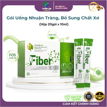Dung Dịch Fiber Care - Giúp bổ sung chất xơ, hỗ trợ Nhuận Tràng, giảm Táo Bón (Hộp 20 gói)