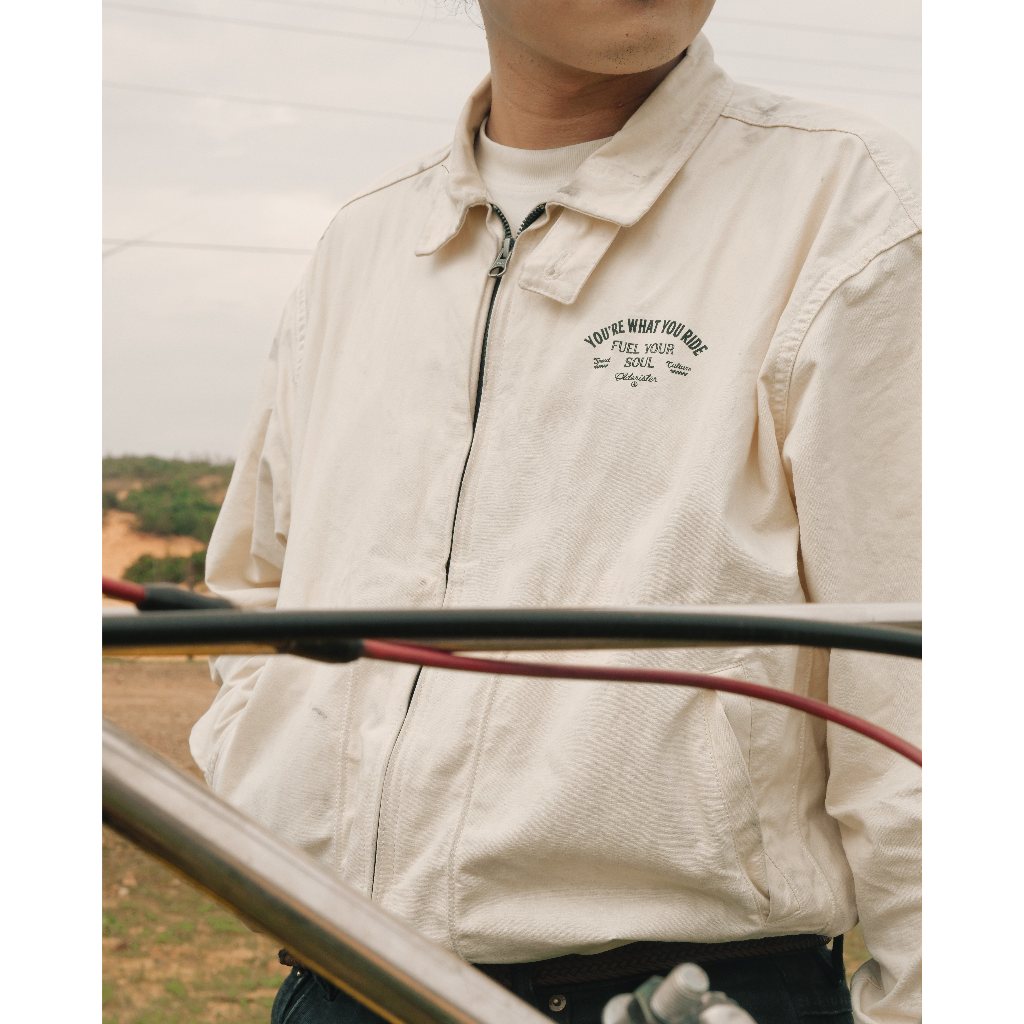 Áo Khoác KaKi Track Jacket - FUEL SOUL - Form Bomber - Olderister | BigBuy360 - bigbuy360.vn