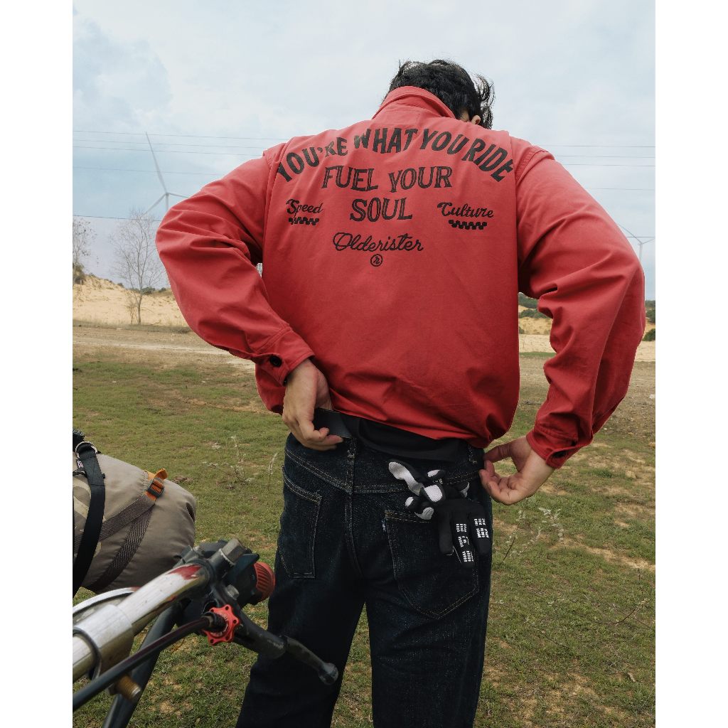 Áo Khoác KaKi Track Jacket - FUEL SOUL - Form Bomber - Olderister | BigBuy360 - bigbuy360.vn