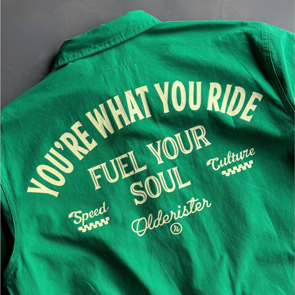 Áo Khoác KaKi Track Jacket - FUEL SOUL - Form Bomber - Olderister | BigBuy360 - bigbuy360.vn