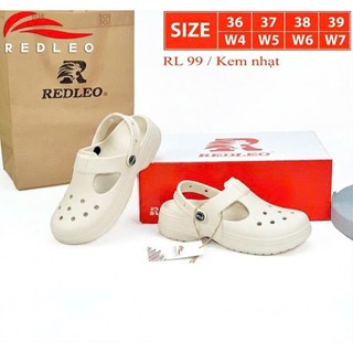 Dép sục nữ REDLEO RL99 tặng kềm charm ngẫu nhiên, dép sục quai hậu đúc nguyên khối êm mềm nhẹ