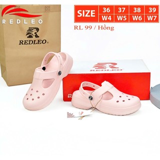 Dép sục nữ REDLEO RL99 tặng kềm charm ngẫu nhiên, dép sục quai hậu đúc nguyên khối êm mềm nhẹ