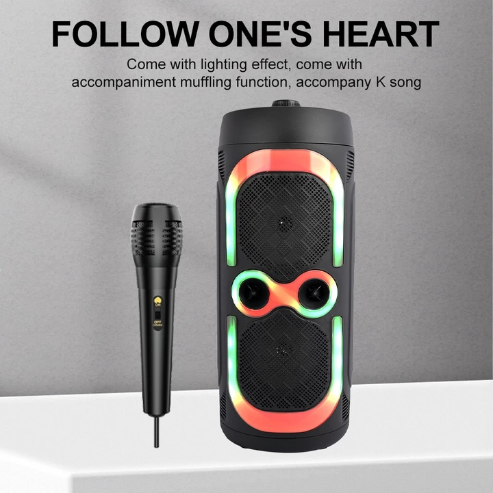 Loa đôi 6,5 inch Loa Bluetooth Loa di động Loa LED Loa karaoke Loa micro – 2