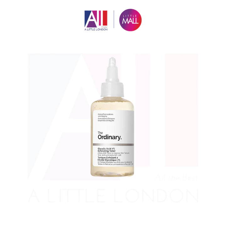 Toner The Ordinary Nước hoa hồng tẩy da chết The Ordinary Glycolic Acid 7% Exfoliating Toner (Bill Anh)