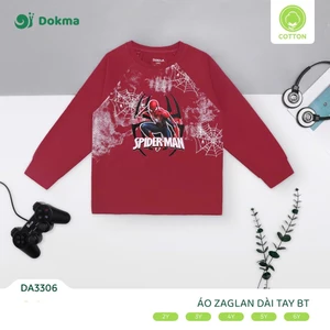 Áo Cổ Tròn Dài Tay Bé Trai Dokma Dáng Thể Thao DA2400 DA2401 DA2346 DA3306