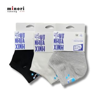 Combo 3 Vớ Tất Tái Chế Re.socks Thời Trang Thể Thao BST Tái Xinh BASIC Tái Xinh FE Đất Nước Tỏ Tường