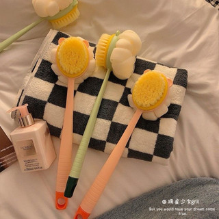 Cây Cọ Lưng 2 Mặt Massage, Bàn Chải Tắm Bông Tắm ,Cán Dài Tiện Lợi, Tẩy Da Chết ,Làm Sạch Da,Giảm Mụn Lưng Hiệu Quả