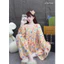 Pizama TD tole cổ tròn dáng babydoll hoạt hình
