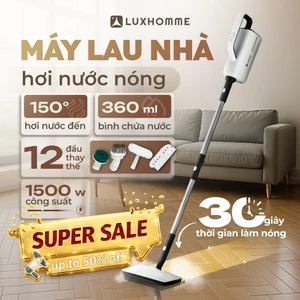 Máy Lau Nhà Hơi Nước Nóng LUXHOMME SC-100 Max | Làm Sạch Mọi Bề Mặt | 1500W - 360ml | BH 24TH