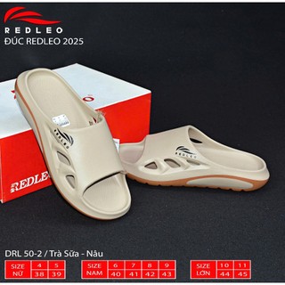 (Chính hãng) Dép bánh mì REDLEO đúc cao su EVA, dép nam quai ngang êm mềm nhẹ chống nước, hottrend hiện nay, mã DRL-50