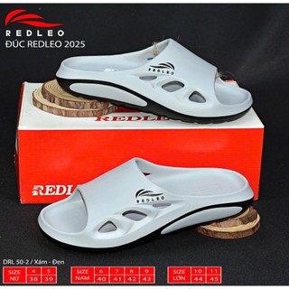 (Chính hãng) Dép bánh mì REDLEO đúc cao su EVA, dép nam quai ngang êm mềm nhẹ chống nước, hottrend hiện nay, mã DRL-50