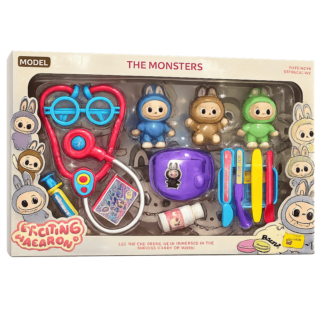 Bộ Đồ Chơi Bác Sĩ Labu The Monsters Đồ Chơi Nhập Vai Khám Bệnh Cho Bé
