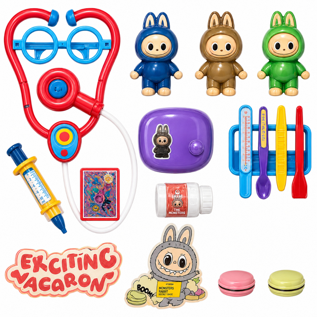 Bộ Đồ Chơi Bác Sĩ Labu The Monsters Đồ Chơi Nhập Vai Khám Bệnh Cho Bé