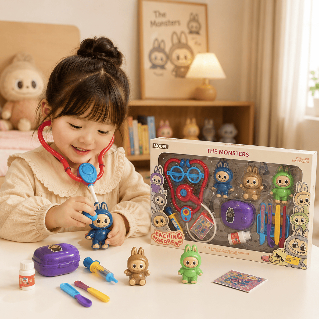 Bộ Đồ Chơi Bác Sĩ Labu The Monsters Đồ Chơi Nhập Vai Khám Bệnh Cho Bé