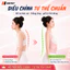 Đai hỗ trợ điều chỉnh tư thế thẳng lưng JUSTFIT Pro chất liệu Spandex cao cấp