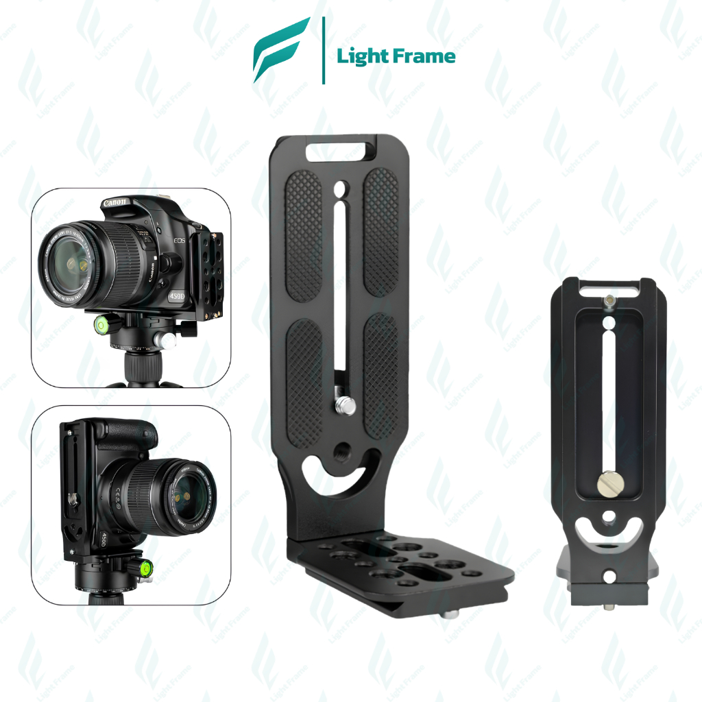 L-Plate máy ảnh - đế xoay dọc máy ảnh chữ L lật máy đa năng quay và chụp dọc máy ảnh