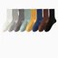 Tất Cổ Cao Nam Gân Tăm Cotton Basic - SoftStep - Vớ Cổ Cao Phối Giày Tây, Sneaker Thoáng Khí
