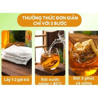 Hộp 40 gói trà thảo mộc Bảo Khang trà Củ Cát Lòi thanh nhiệt, lợi tiểu, tiêu thũng, và hỗ trợ giảm viêm