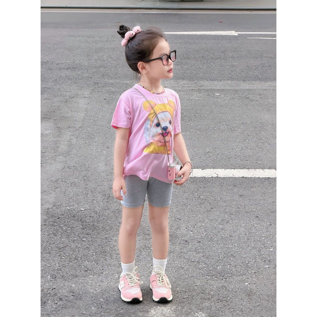 (sunny baby house -2) set legging cho bé hình in dễ thương , 2 màu
