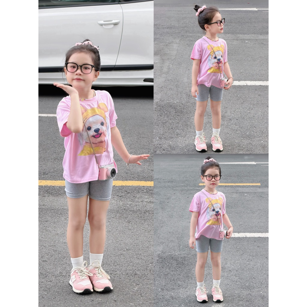 (sunny baby house -2) set legging cho bé hình in dễ thương , 2 màu