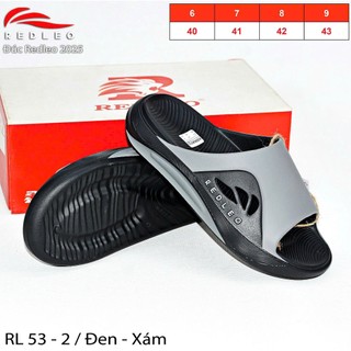 (CHÍNH HÃNG) Dép bánh mì quai ngang nam REDLEO _RL53-1 đúc cao su êm mềm nhẹ bền, có lỗ thoáng khí, chống trơn trượt