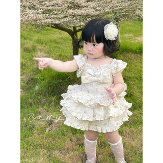 (chính chủ_babyBeer) fom ôm- Váy Nàng thơ hoa nhí cho bé/váy xinh cho bé (ảnh thật)