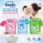 Nước Giặt Xả Sachi Túi 3kg2 - Hương Nắng Mai - Hoa Hồng - Cỏ Ngọt - Giặt Xả 2in1 Hương Thơm Dịu Nhẹ.
