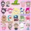 10 Bao Lì Xì Chibi Phản Quang Hoạt Hình BỐ KHỦNG LONG Tết Bính Ngọ Năm 2026 Chibi Capybara Dễ Thương