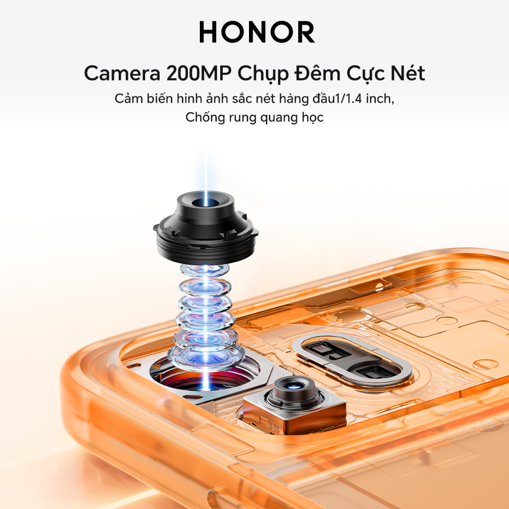 [ƯU ĐÃI MỞ BÁN] Điện Thoại HONOR 600 5G 8/12GB + 256GB | Chip Snapdragon 7 Gen 4 | AI Camera 200MP | BH 24 Tháng