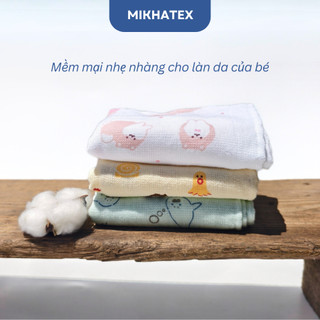 Khăn trẻ em nhật MIKHATEX họa tiết mềm mại, đáng yêu 28x70cm