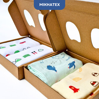 Khăn trẻ em nhật MIKHATEX họa tiết mềm mại, đáng yêu 28x70cm