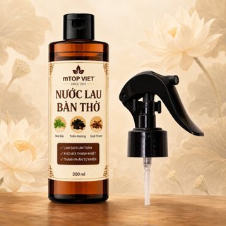 Nước lau bàn thờ - làm sạch, bao sái bàn thờ, thu hút tài vận PHÚC ĐỨC Chai 300ml - Nước thơm bàn thờ - hàng chính hãng