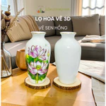 Bình Hoa, Lọ Hoa Vẽ 3D Chỉ Vàng Cao Cấp Trang Trí Phòng Khách, Bàn Thờ, Bàn Ông Địa Ngày Tết - Gốm Sứ Bát Tràng — ảnh 2