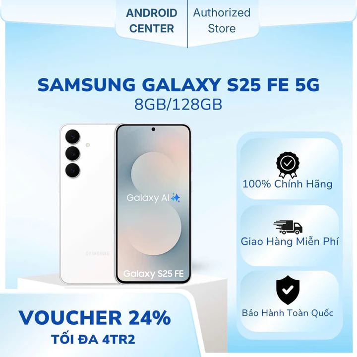 (MÁY CŨ) Samsung Galaxy S25 FE 5G 8GB 128GB