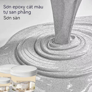 【Thùng 3KG】Sơn Epoxy Phủ Sàn Tự San Phẳng 1 Lần-Sàn Chống Mài Mòn/Keo Dán Gạch Epoxy/Chất Liệu Thiên Nhiên