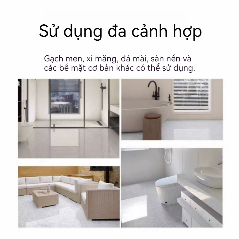 【Thùng 3KG】Sơn Epoxy Phủ Sàn Tự San Phẳng 1 Lần-Sàn Chống Mài Mòn/Keo Dán Gạch Epoxy/Chất Liệu Thiên Nhiên