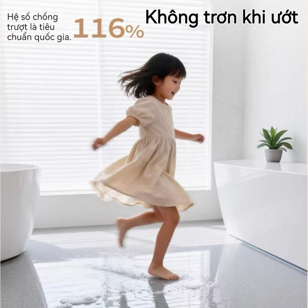 【Thùng 3KG】Sơn Epoxy Phủ Sàn Tự San Phẳng 1 Lần-Sàn Chống Mài Mòn/Keo Dán Gạch Epoxy/Chất Liệu Thiên Nhiên