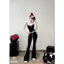Set BAD 2dây quần loe mix sọc cá tính siu hack dáng với 2 tone màu nổt bật trẻ trung 🔥
