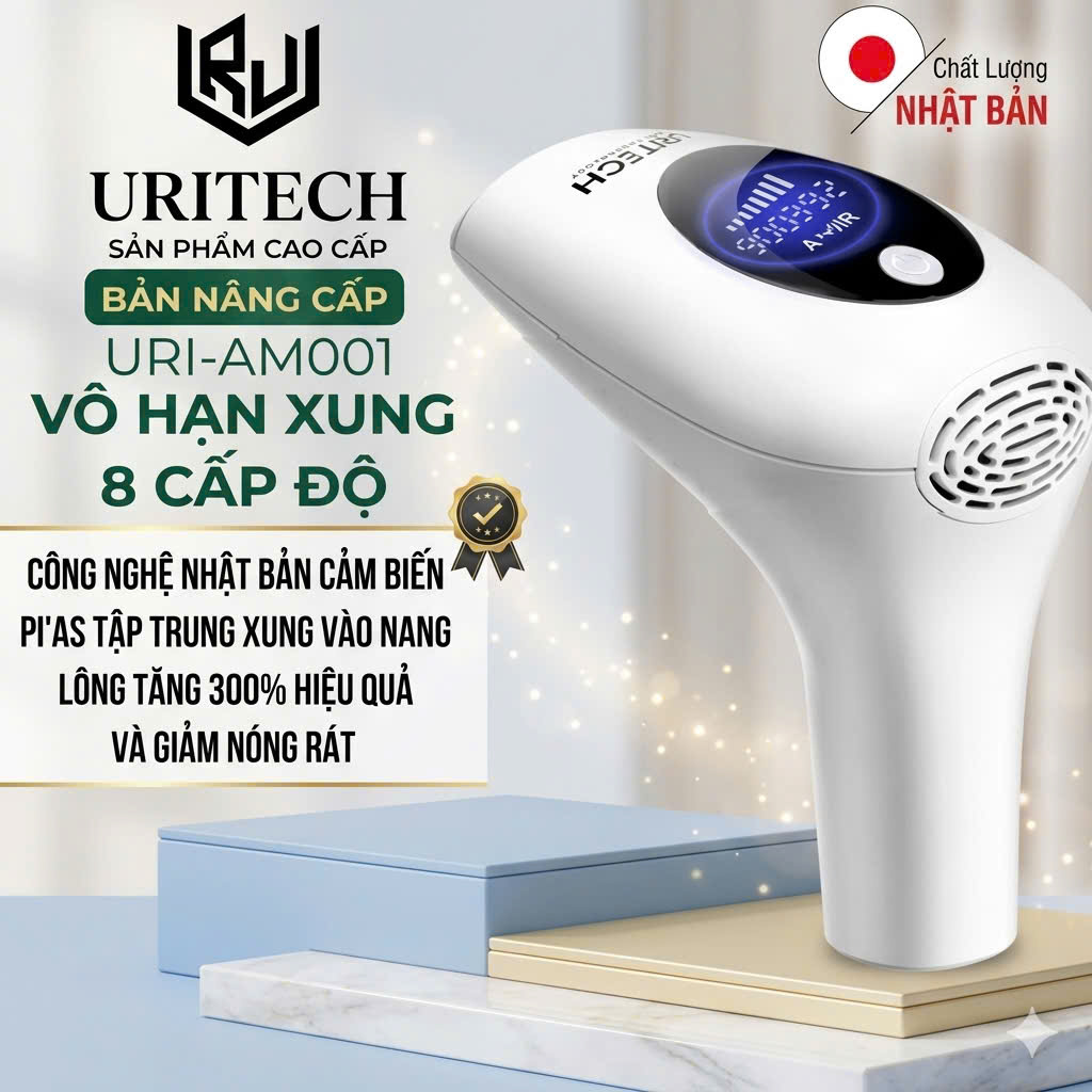 Máy Triệt Lông Băng Lạnh URITECH LSS99 Thế Hệ 3 , Máy Triệt Lông