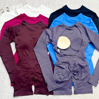 Bộ Đồ Thể Thao Liền Thân Jumsuit Impact dệt kim hở lưng co giãn thấm hút tốt (imsuit)
