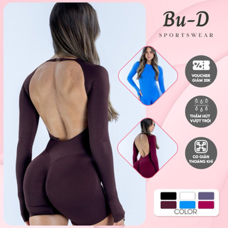 Bộ Đồ Thể Thao Liền Thân Jumsuit Impact dệt kim hở lưng co giãn thấm hút tốt (imsuit)