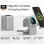 Đế sạc bàn từ tính quay WM Qi2 Touch, cho điện thoại 12 13 14 15 16 Promax S24 S25 Series 15W Trạm sạc không dây