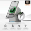 Đế sạc bàn từ tính quay WM Qi2 Touch, cho điện thoại 12 13 14 15 16 Promax S24 S25 Series 15W Trạm sạc không dây
