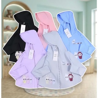 Áo chống nắng Labubu N4 cánh dơi cho bé,chất thun lạnh, chống nắng UV 50+ Bé Trai Bé Gái 6-35kg
