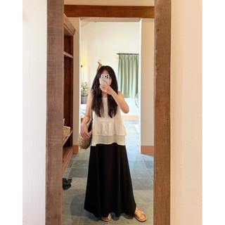 Chân váy lụa form xoè Ma Vie