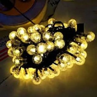 Dây đèn led bi bọt nước 10M trang trí trong nhà, ngoài trời, chống nước