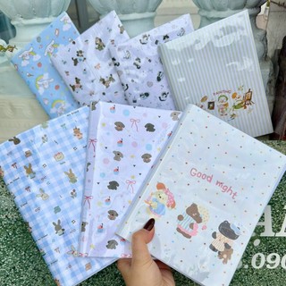 (XẤP 10 Tờ SẴN BÌA KIẾNG) Giấy bao tập, Giấy bao vở, Bao sách chủ đề Đáng Yêu | by Winwin