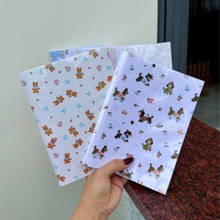 (XẤP 10 Tờ SẴN BÌA KIẾNG) Giấy bao tập, Giấy bao vở, Bao sách chủ đề Đáng Yêu | by Winwin