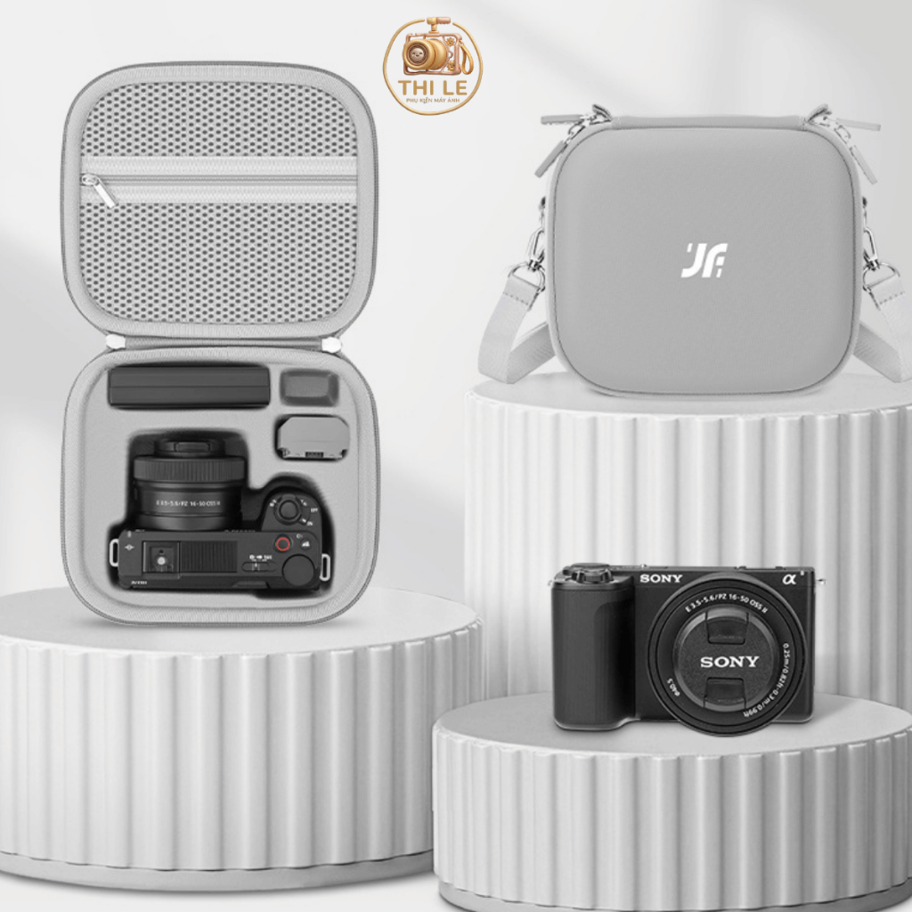 Túi đựng máy ảnh Fujifilm, Canon, Sony chống sốc, sang trọng, gọn nhẹ, Túi đeo chéo bảo vệ máy ảnh XS20, R50, ZVE10