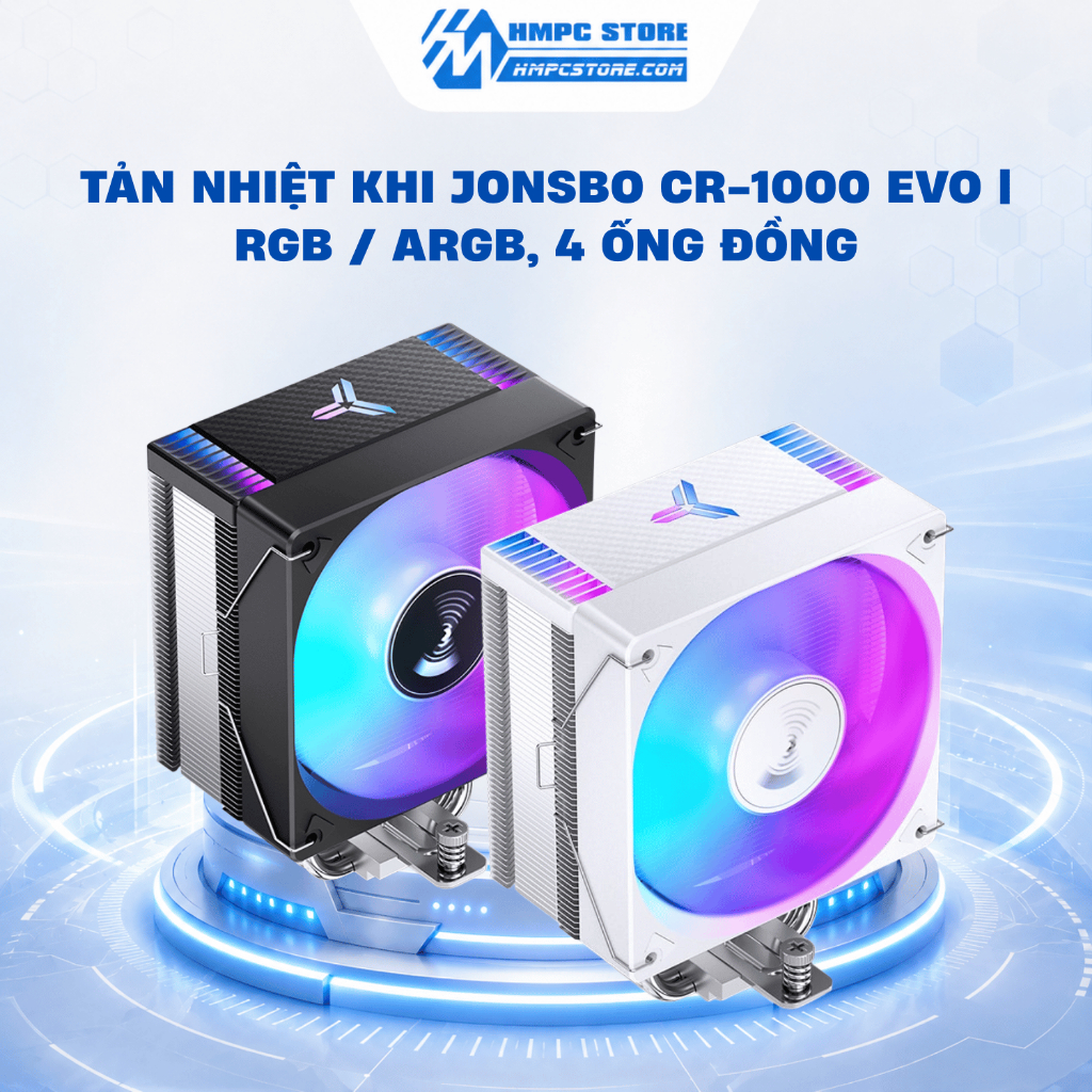 Tản nhiệt khi Jonsbo CR-1000 EVO | RGB / ARGB, 4 ống đồng, bảo hành 24 tháng | BigBuy360 - bigbuy360.vn